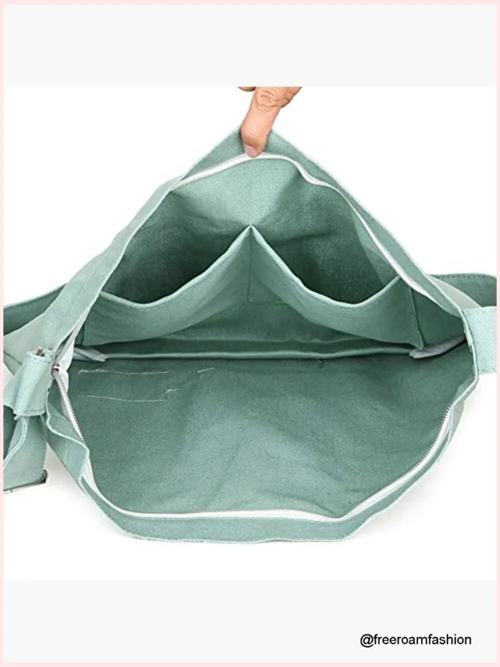 Canvas Hobo Crossbody Handbag Large Capacity Casual Tote Shoulder Bag